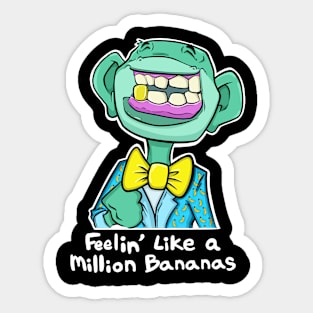 A million bananas Sticker